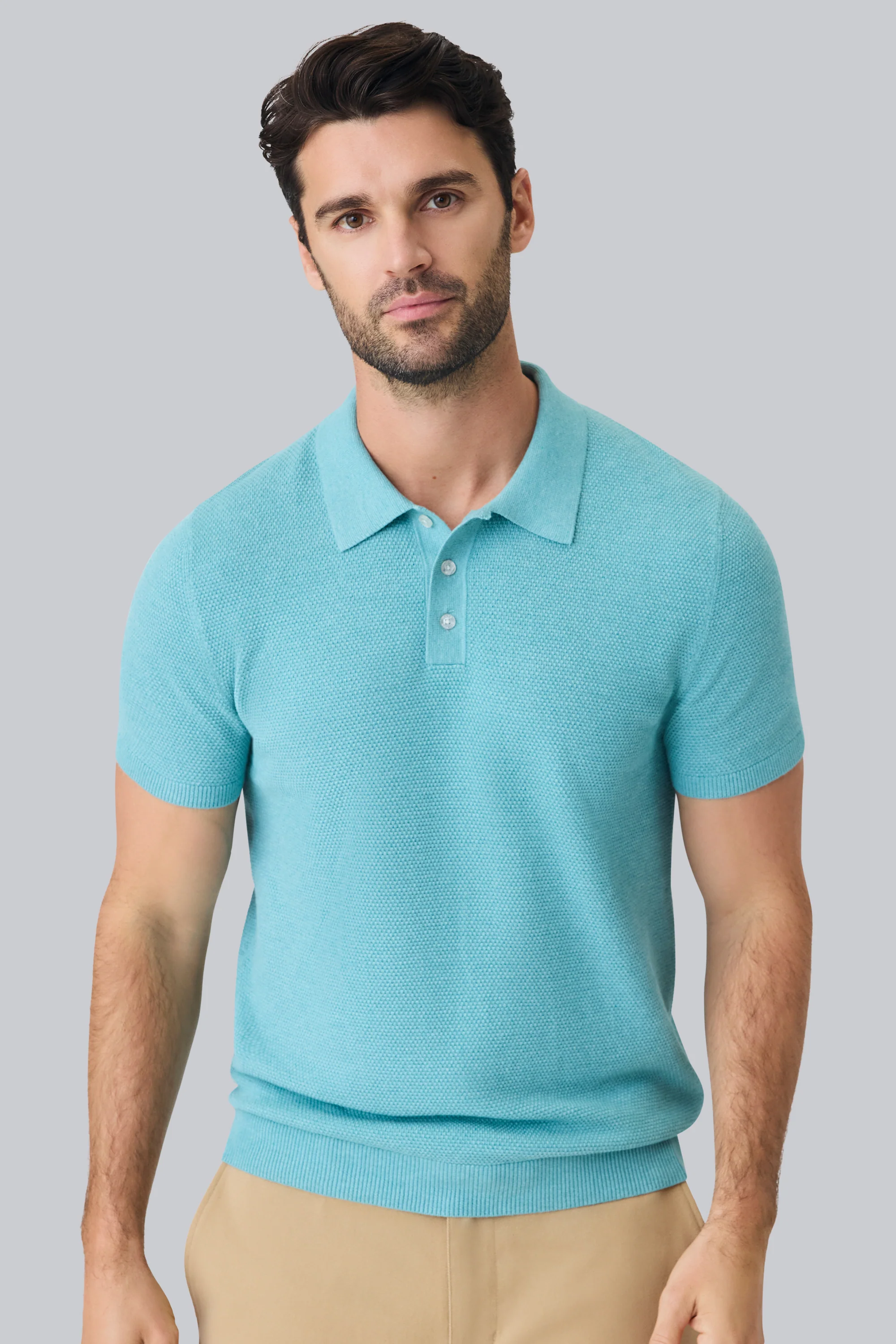 Tech Linen Sweater Polo - Image 8