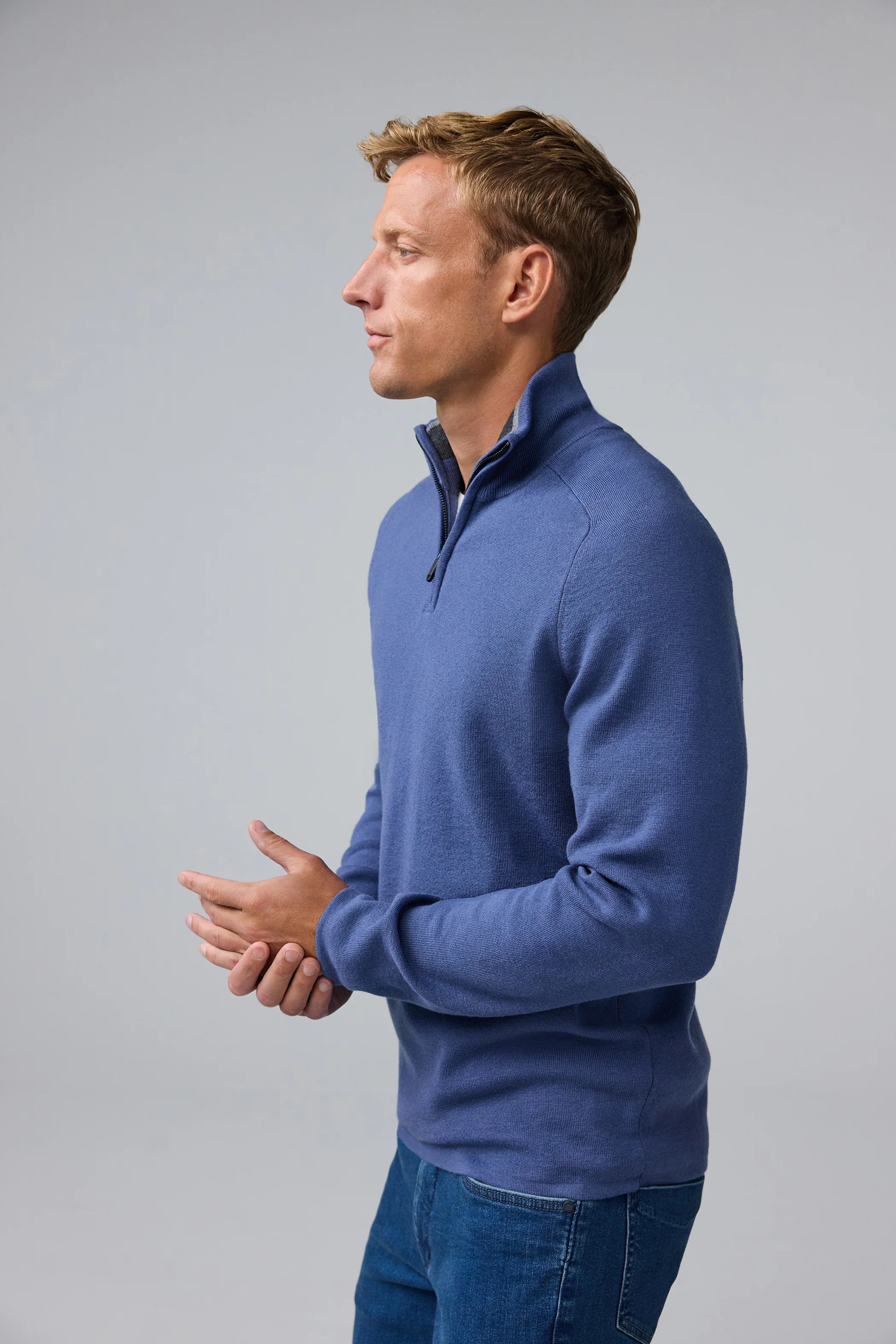 Tech Merino Quarter-Zip Sweater - Image 9