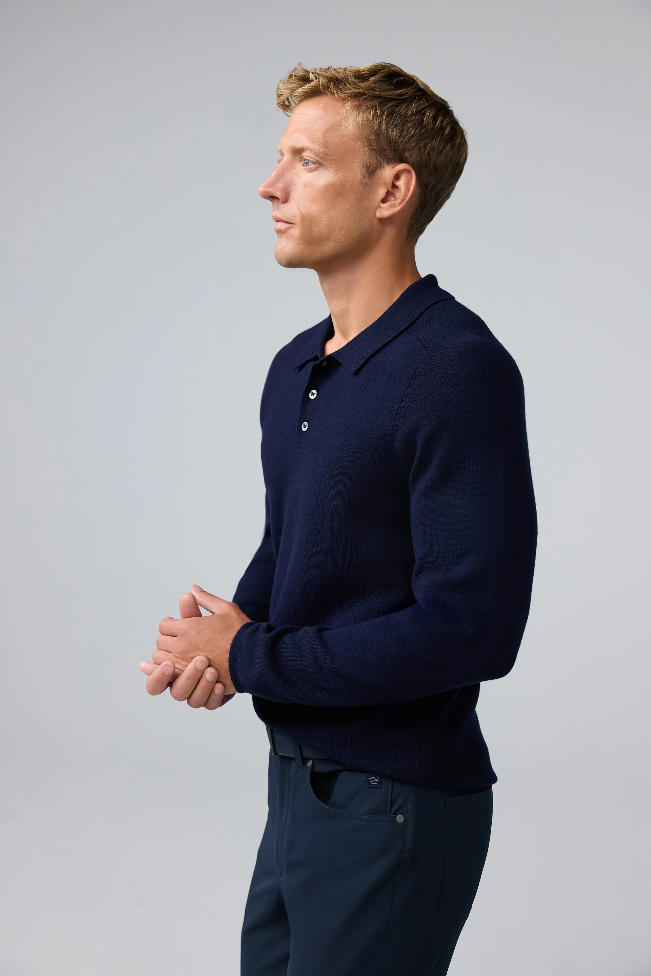 Tech Merino Sweater Polo - Image 4
