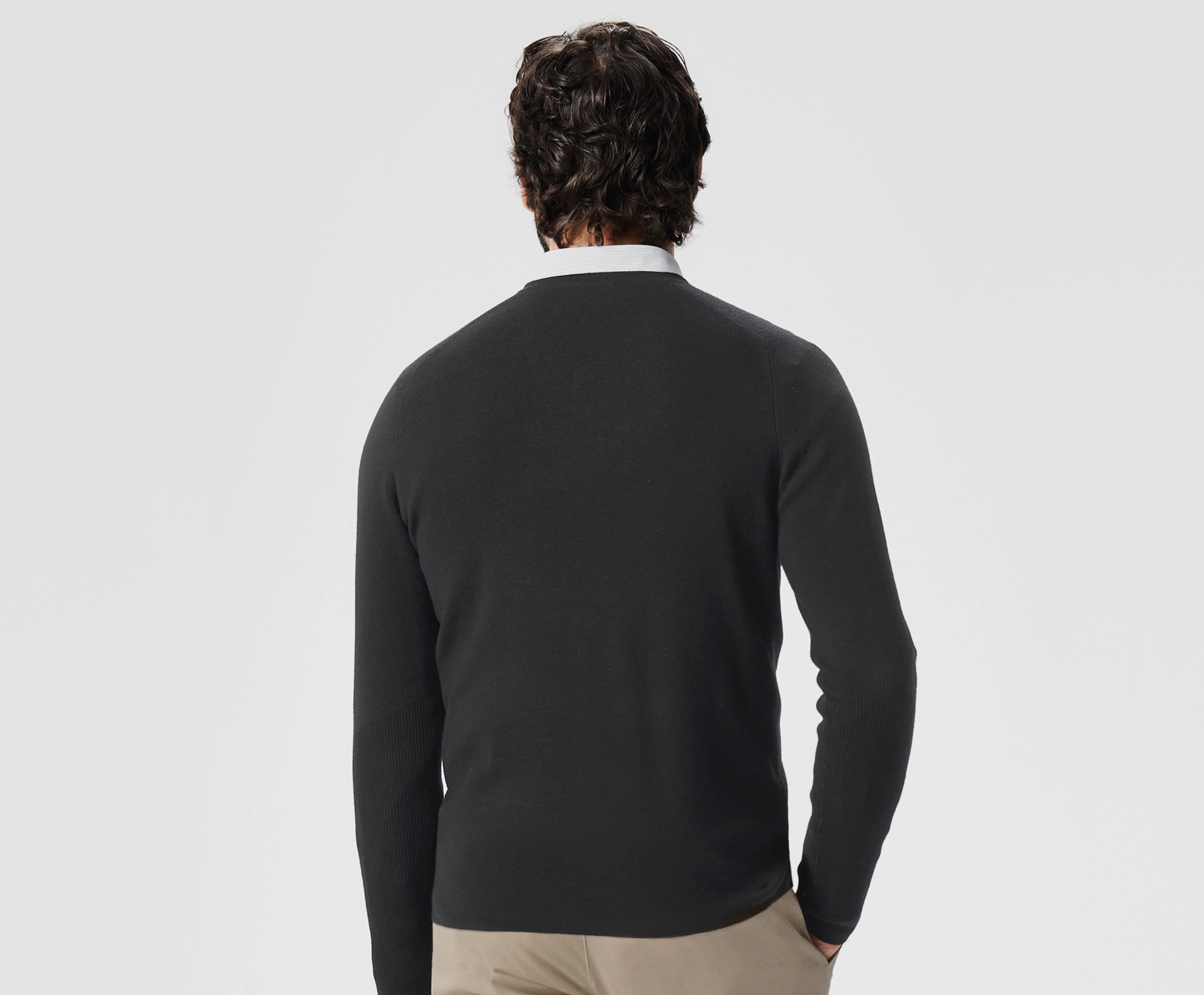 Tech Merino V-Neck Sweater - Image 5