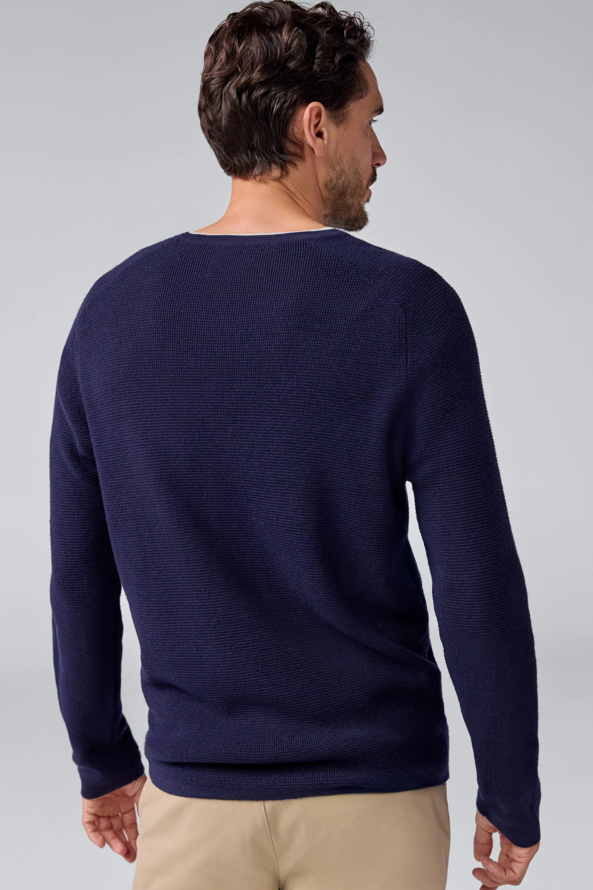 Tech Merino Waffle Crew Neck Sweater - Image 5