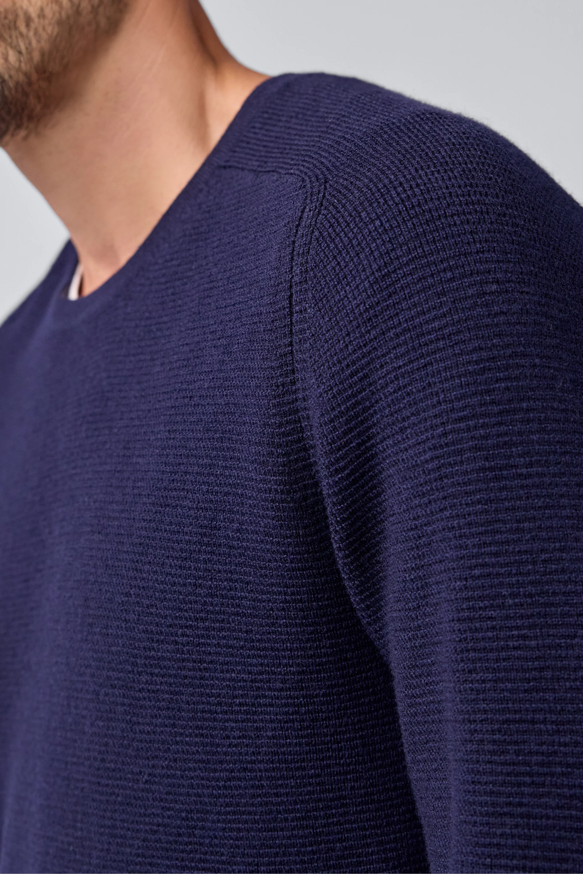 Tech Merino Waffle Crew Neck Sweater - Image 7