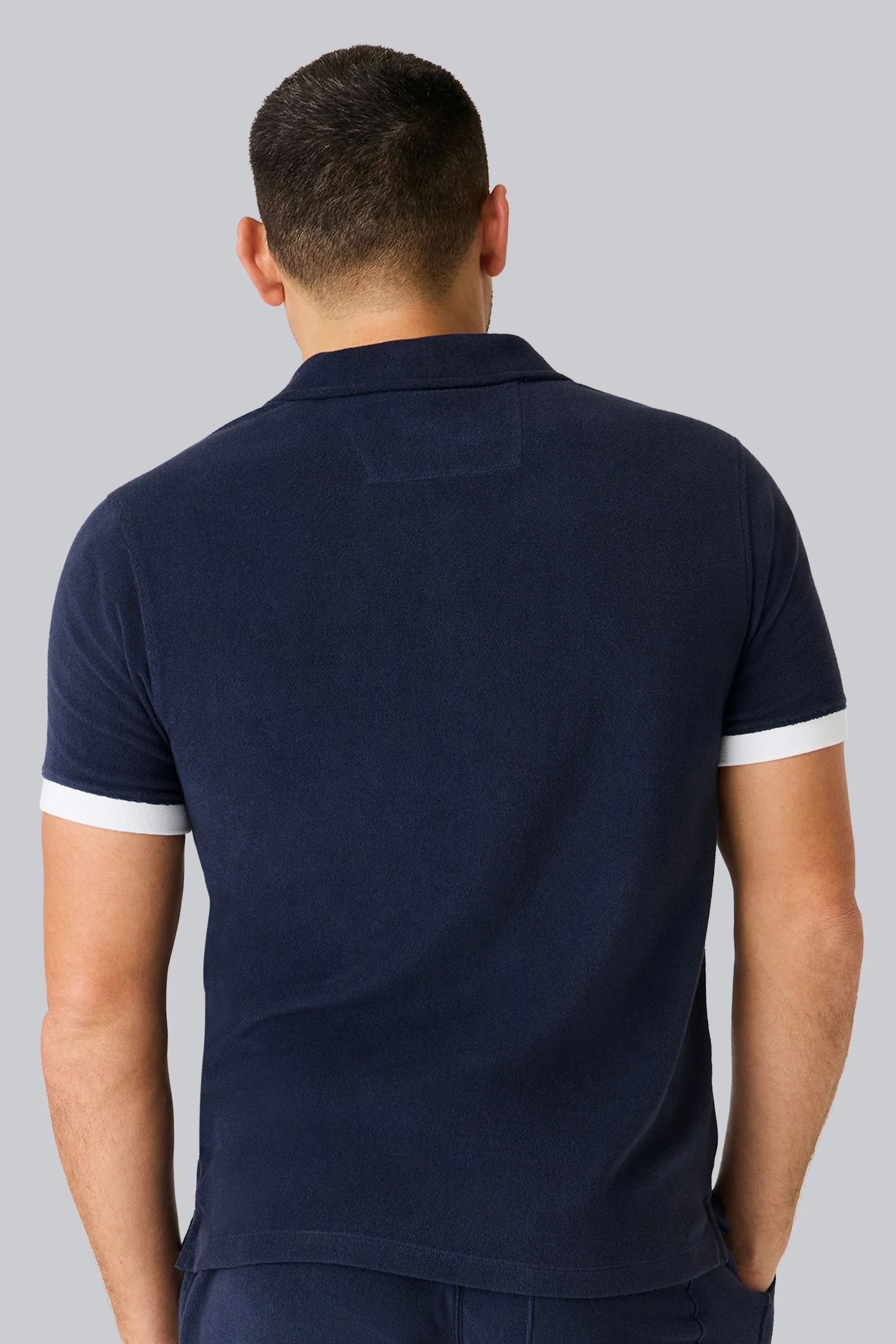 Terry Cloth Johnny Collar Polo - Image 7