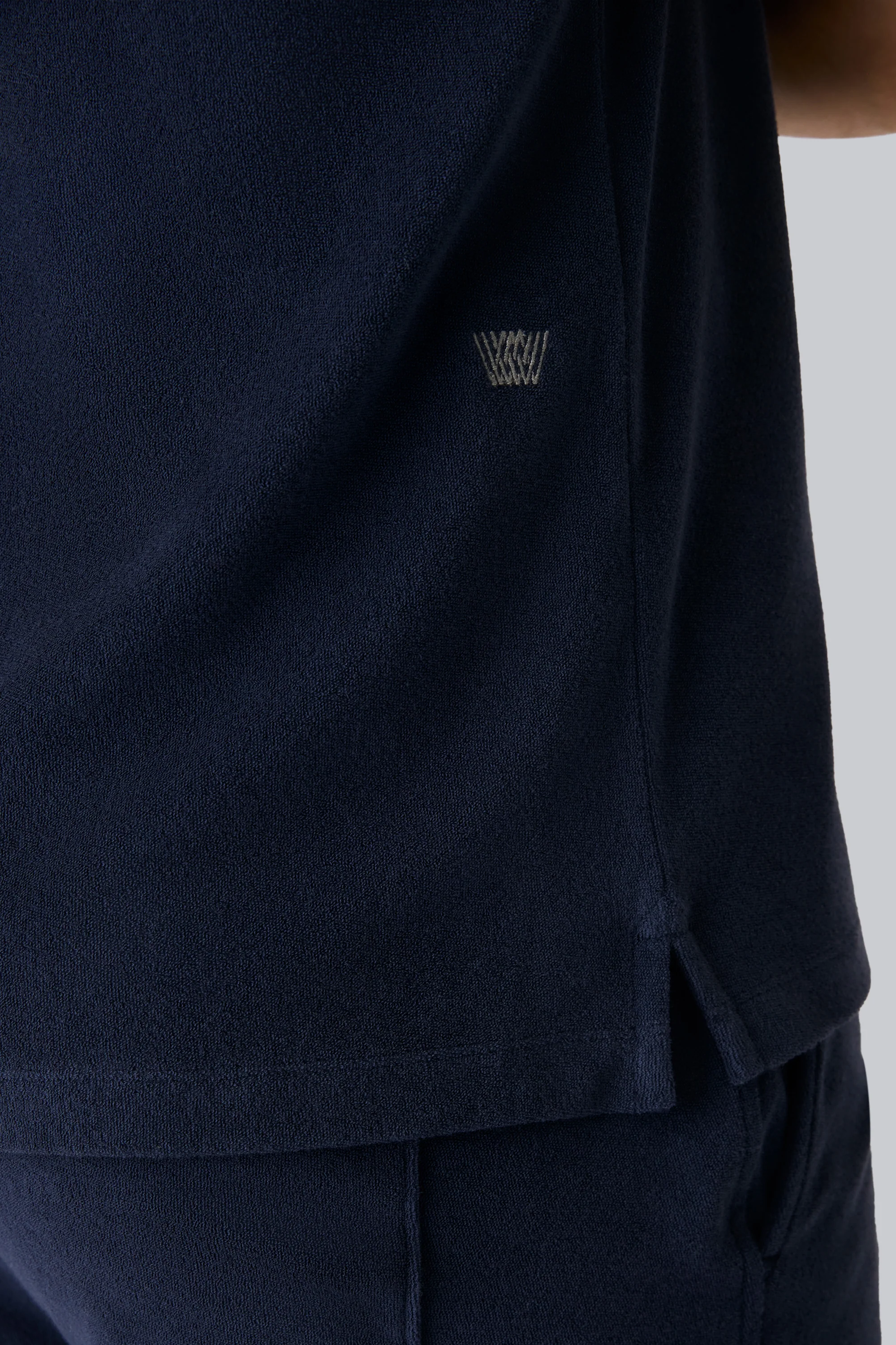 Terry Cloth Johnny Collar Polo - Image 9