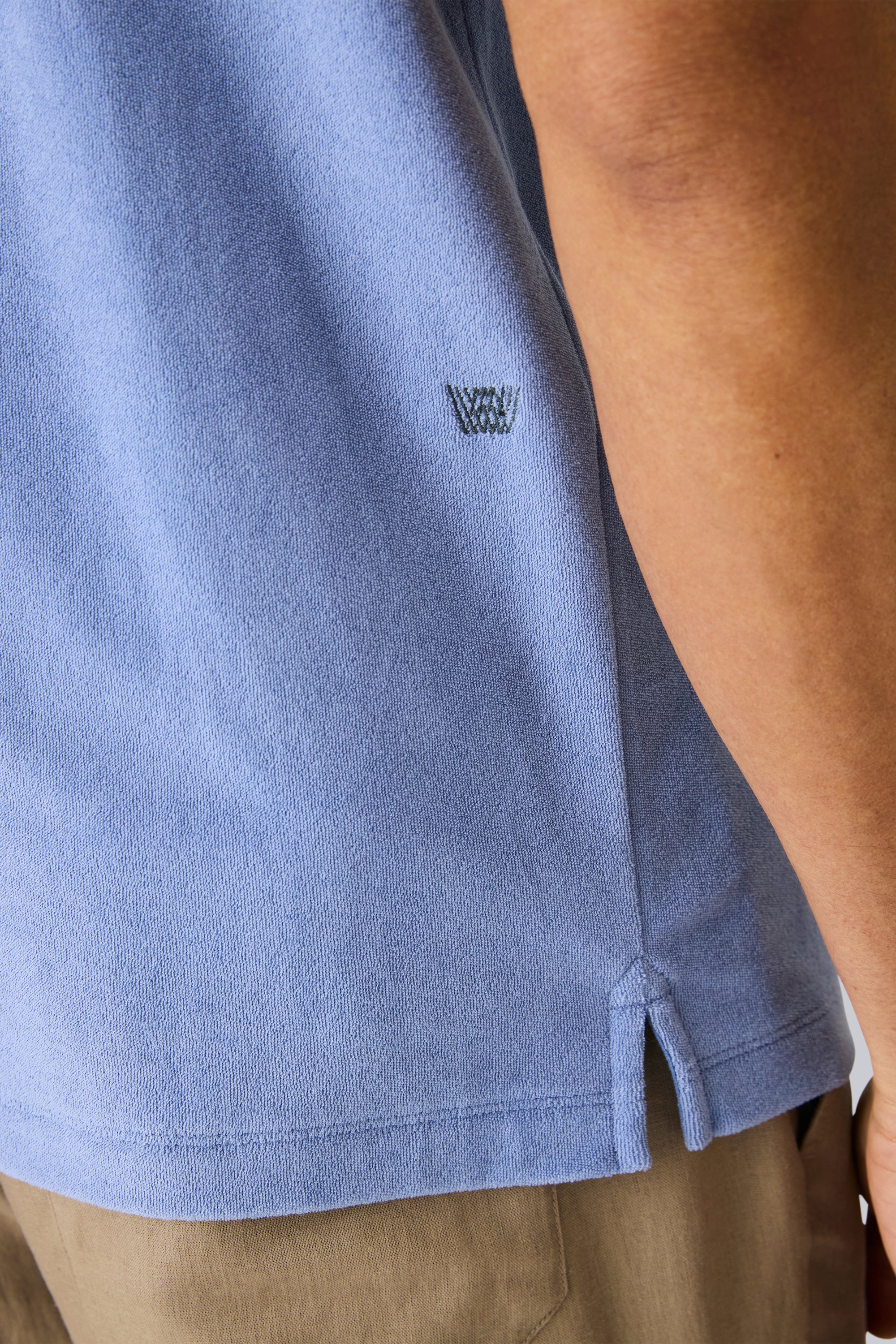 Terry Cloth Short Sleeve Button Up - Image 9