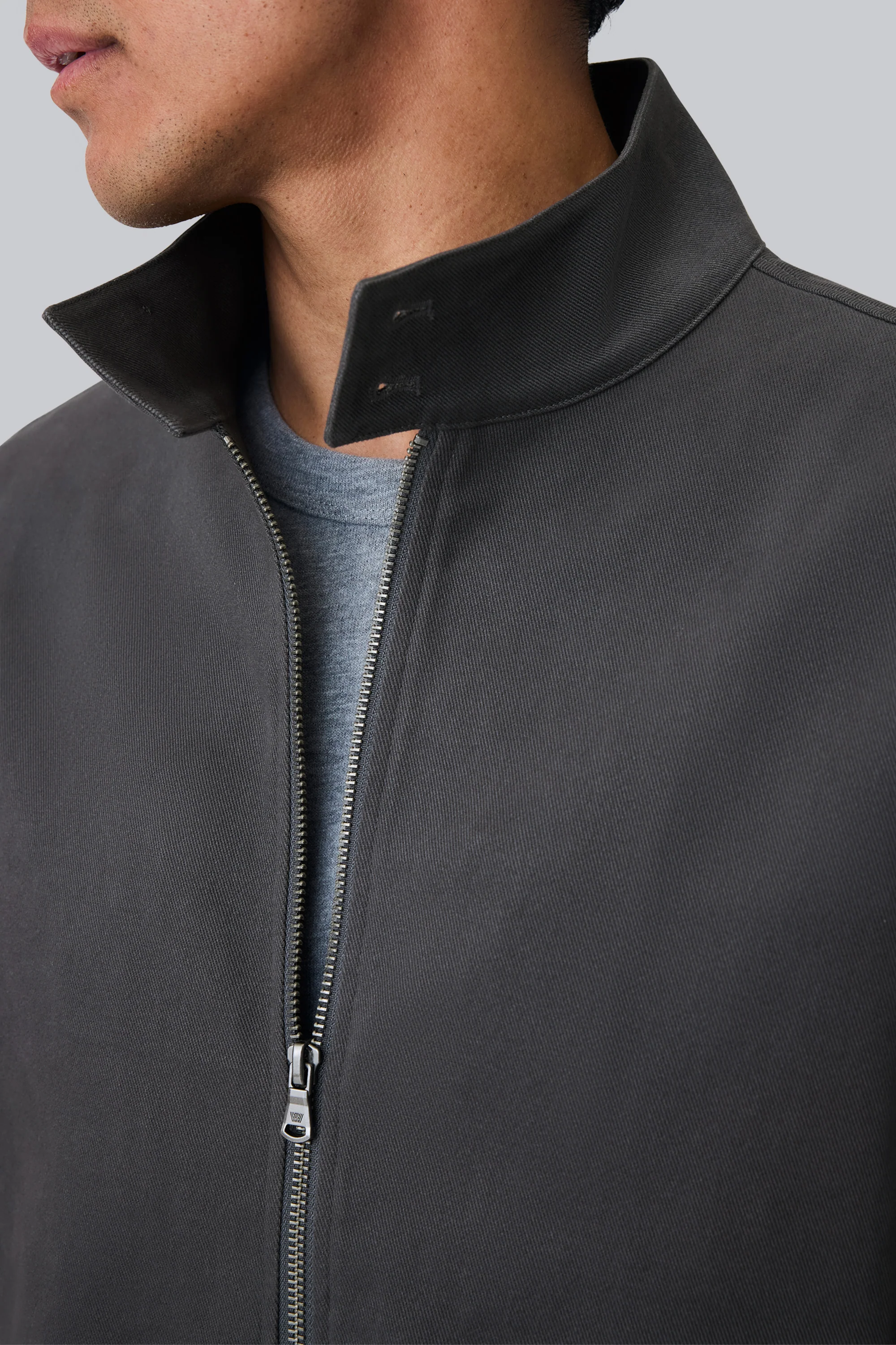 Twill Harrington Jacket - Image 7