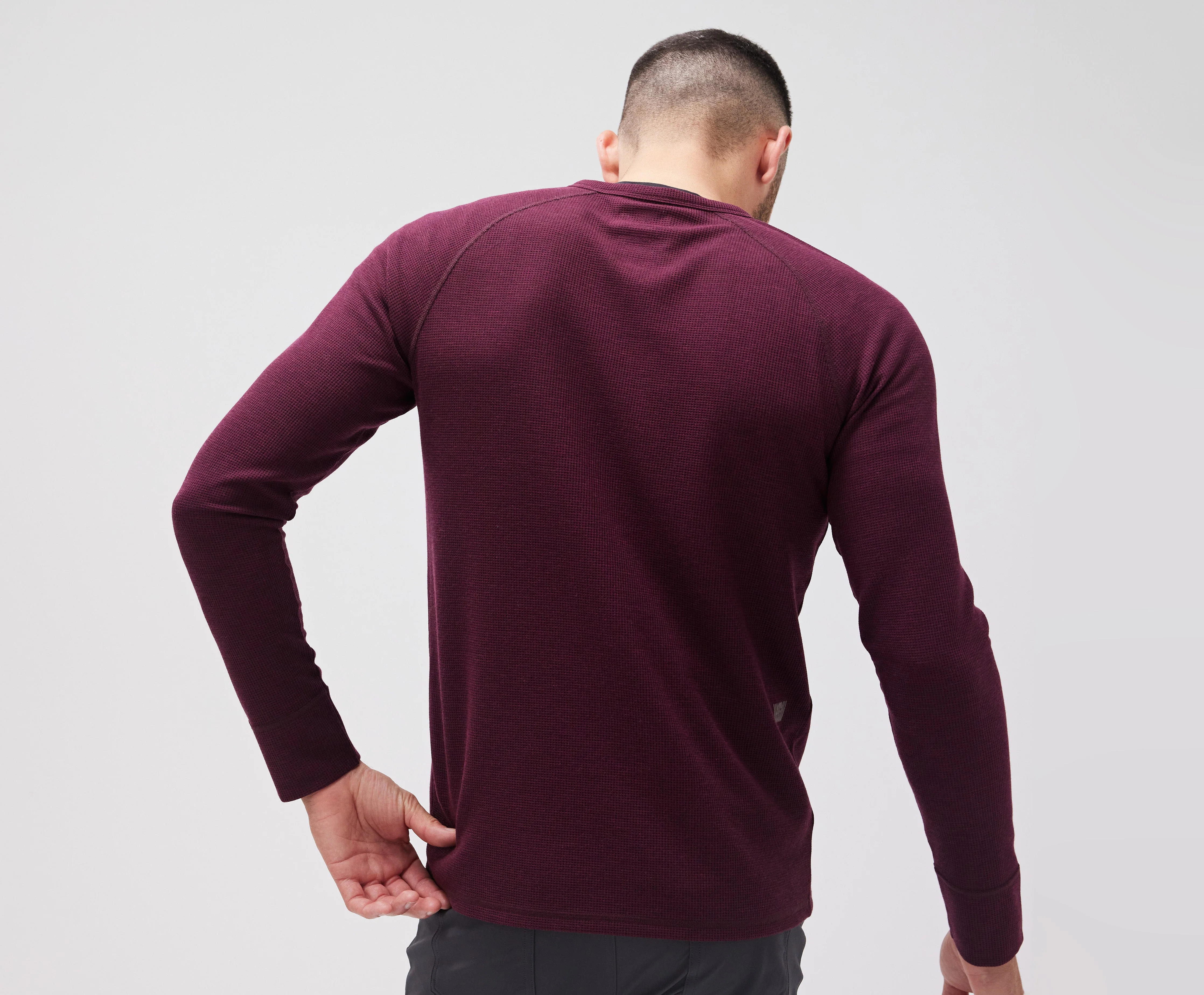 WARMKNIT Waffle Henley - Image 9