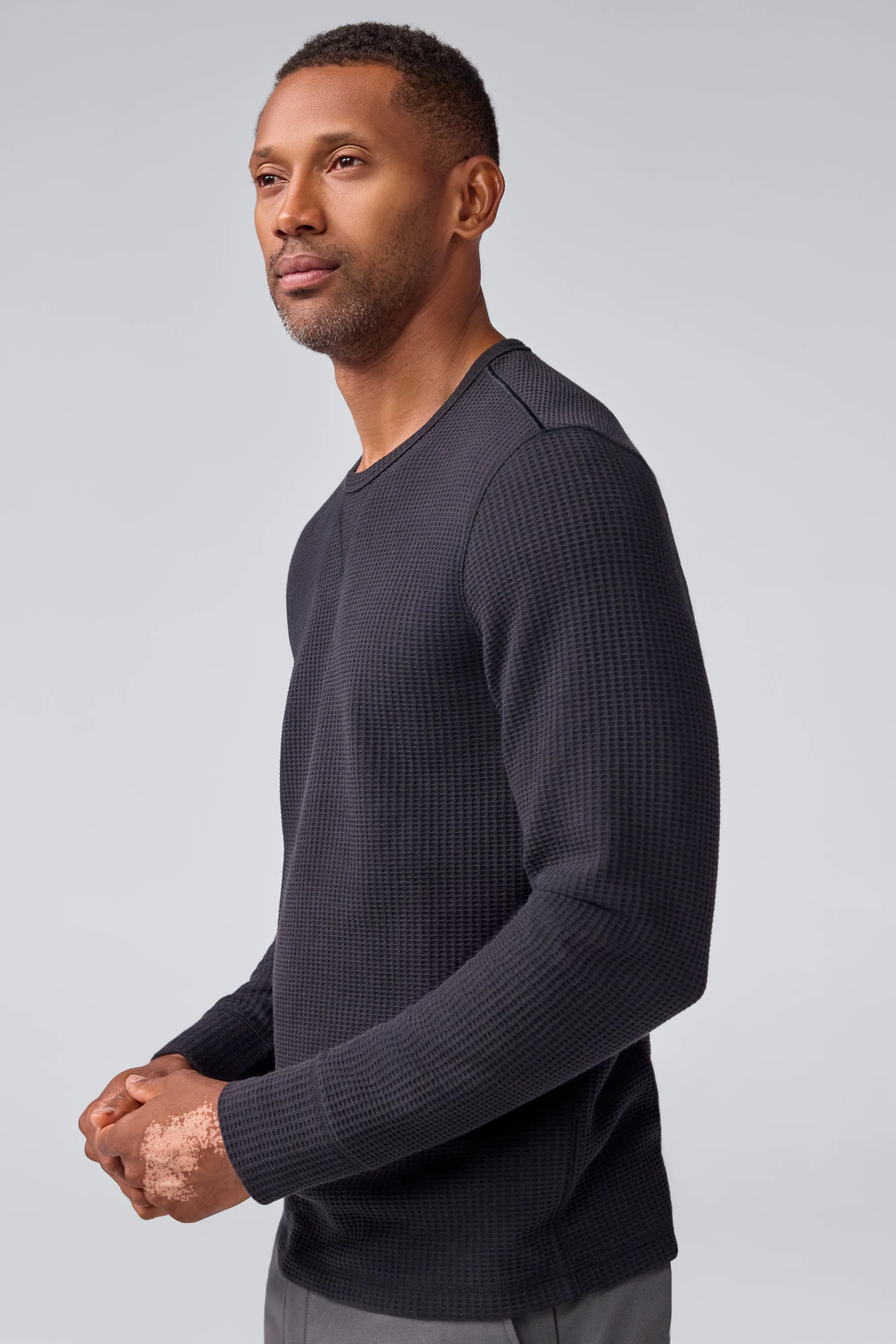 WARMKNIT Waffle Long Sleeve Crew - Image 5
