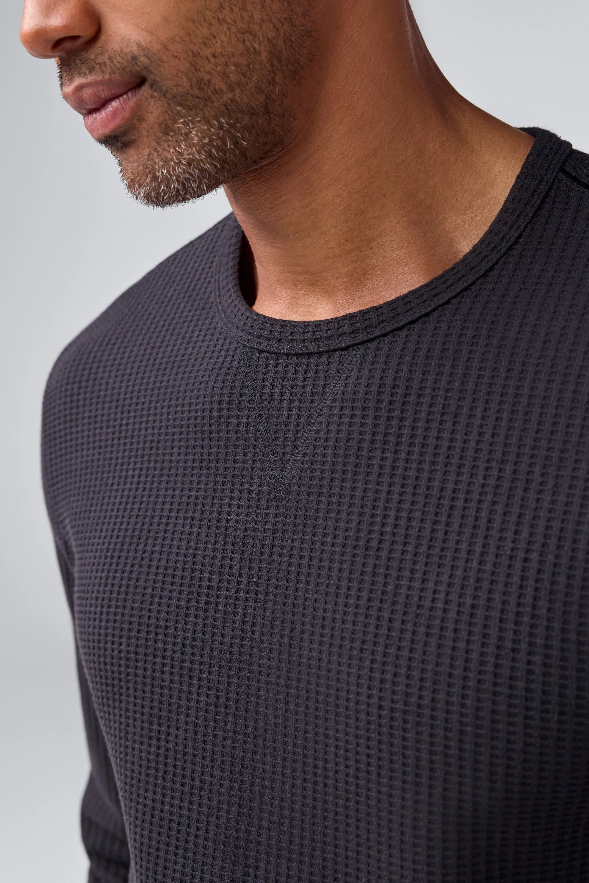 WARMKNIT Waffle Long Sleeve Crew - Image 8