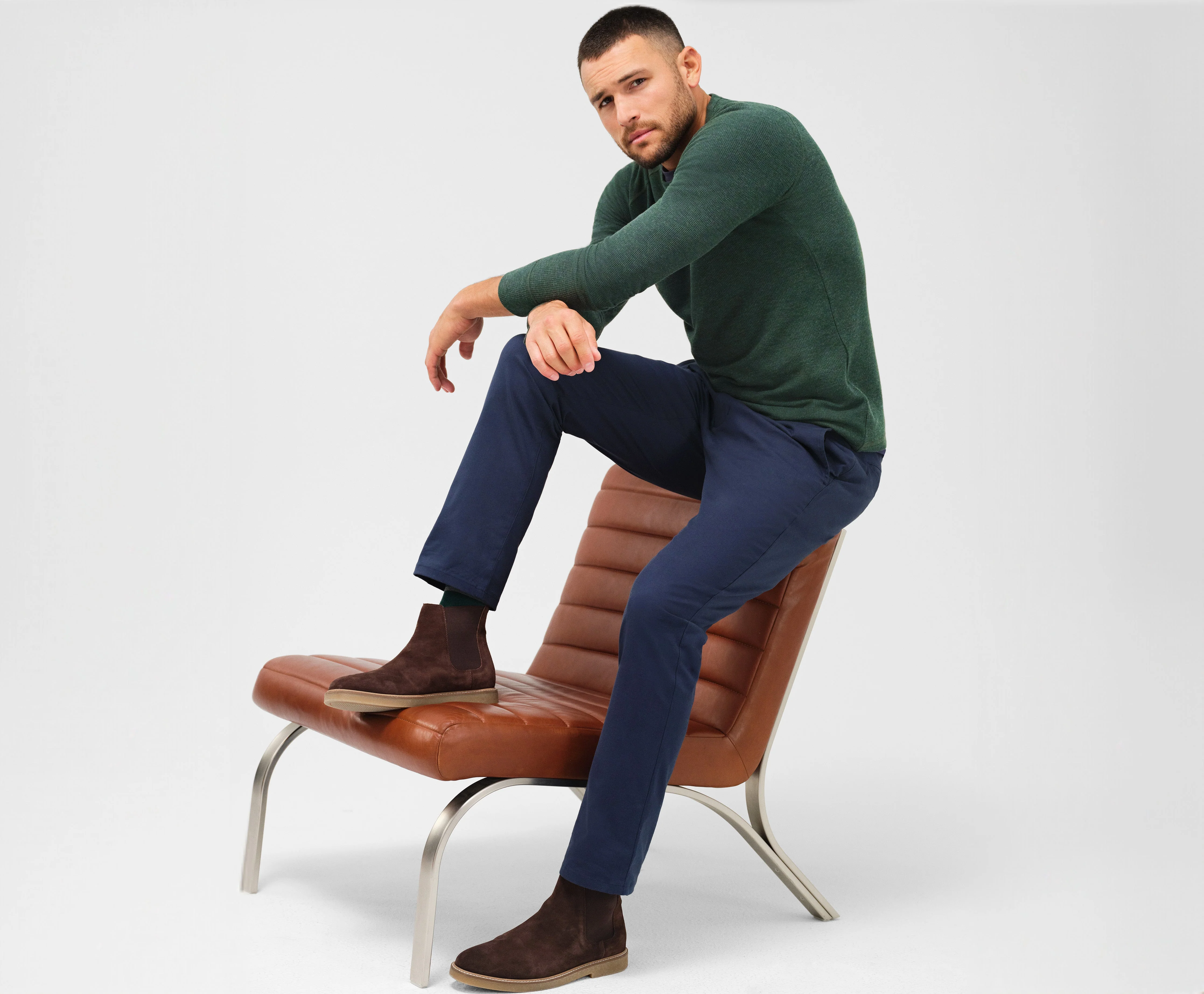 WARMKNIT Waffle Long Sleeve Crew - Image 14