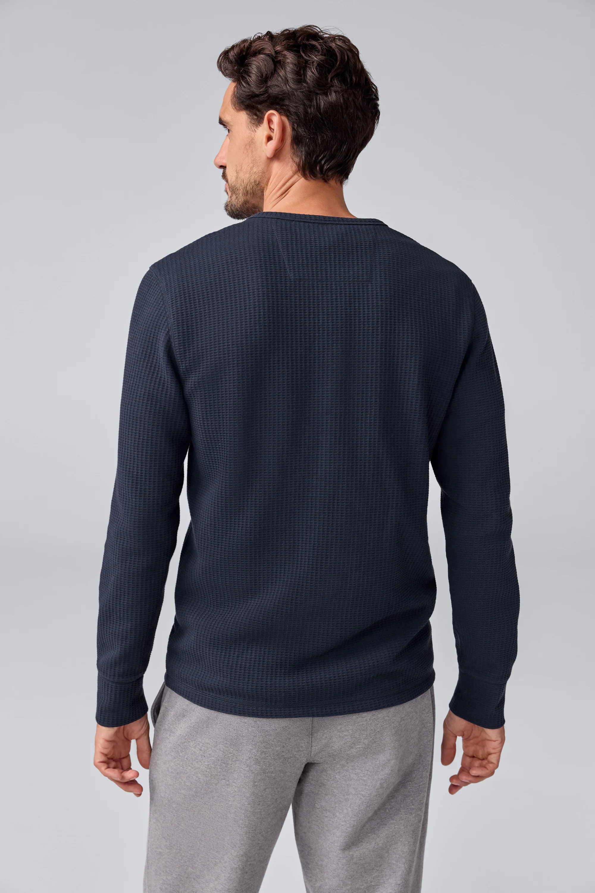 WARMKNIT Waffle Long Sleeve Henley - Image 6