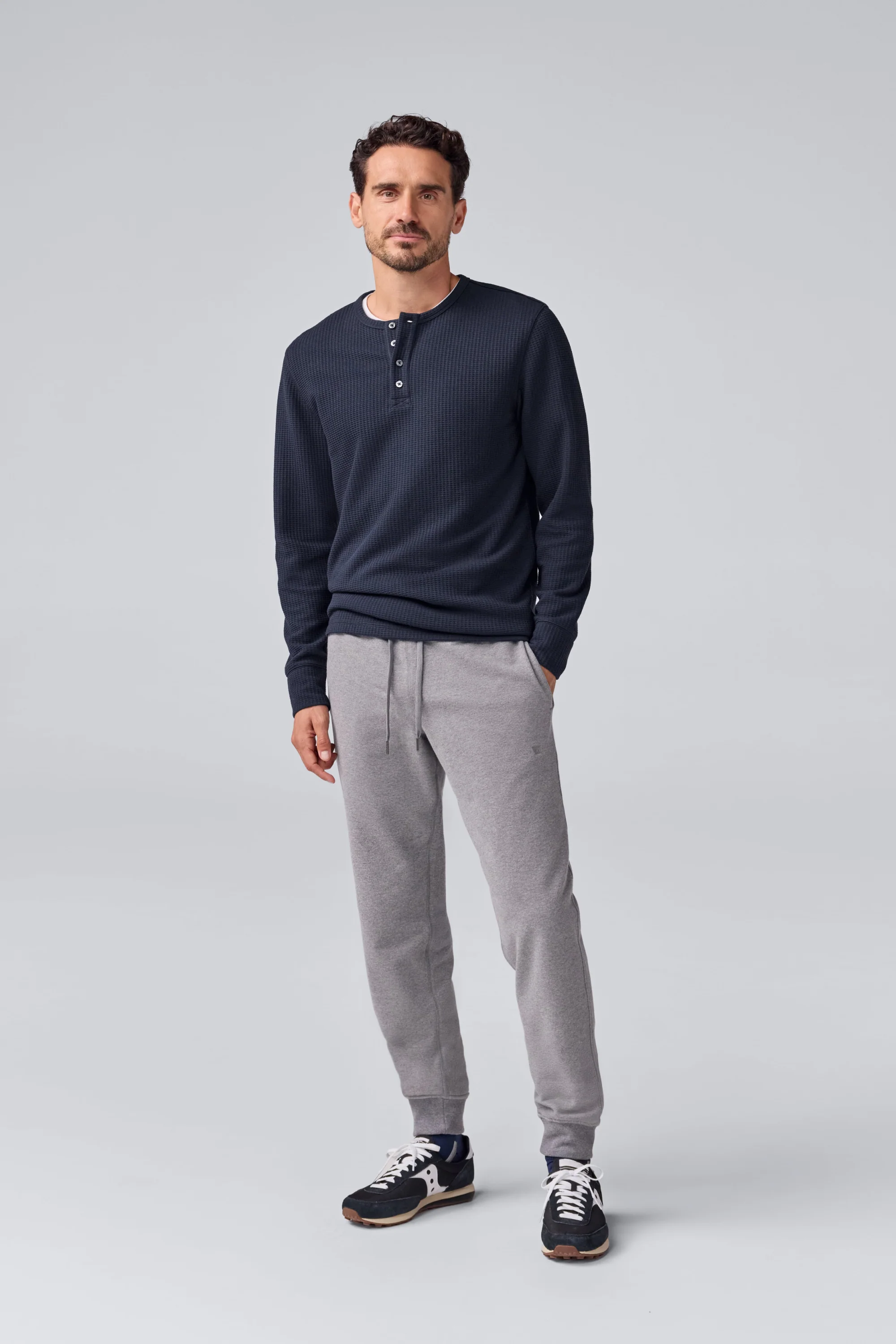 WARMKNIT Waffle Long Sleeve Henley - Image 7