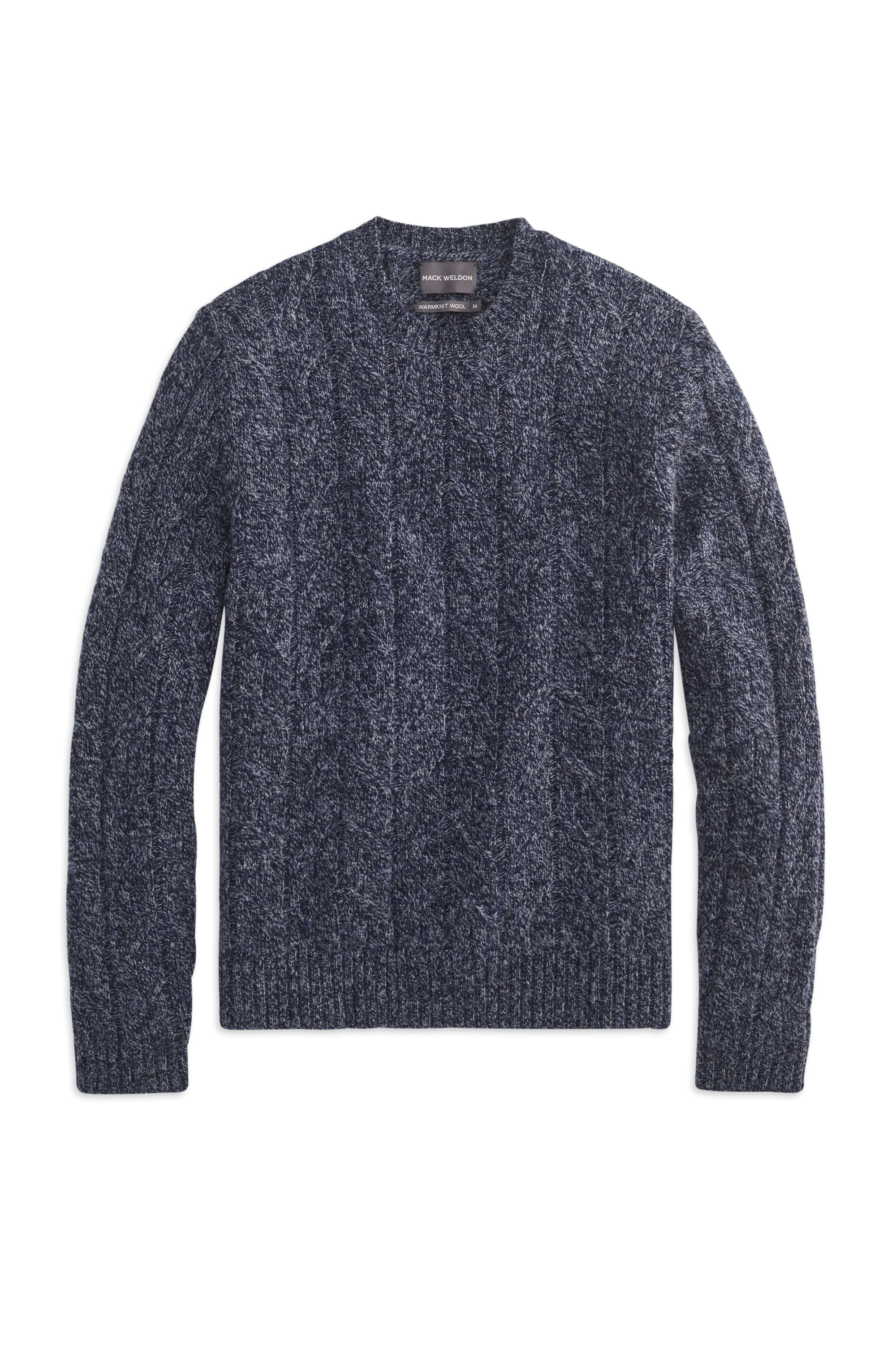 WARMKNIT Wool Crew Neck Sweater - Image 2