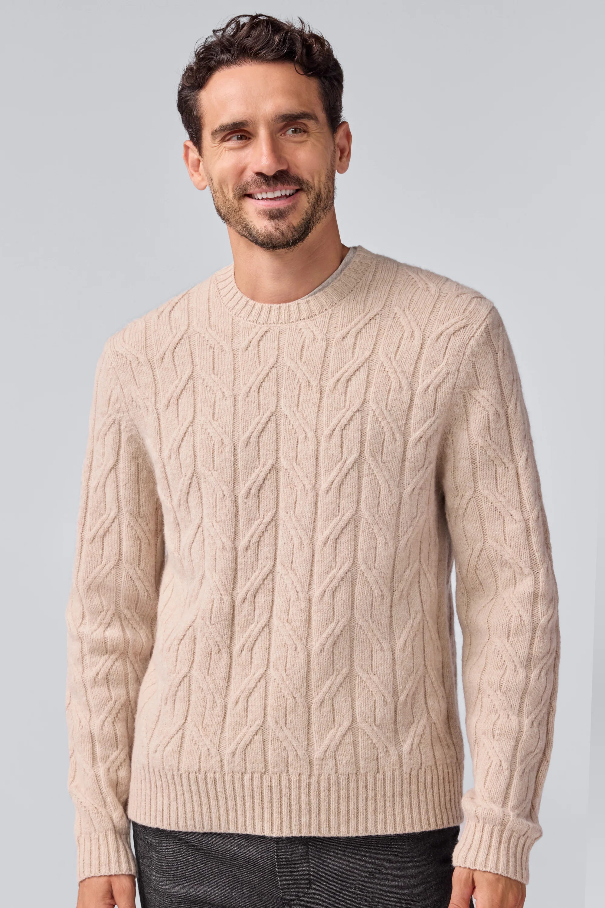 WARMKNIT Wool Crew Neck Sweater - Image 3